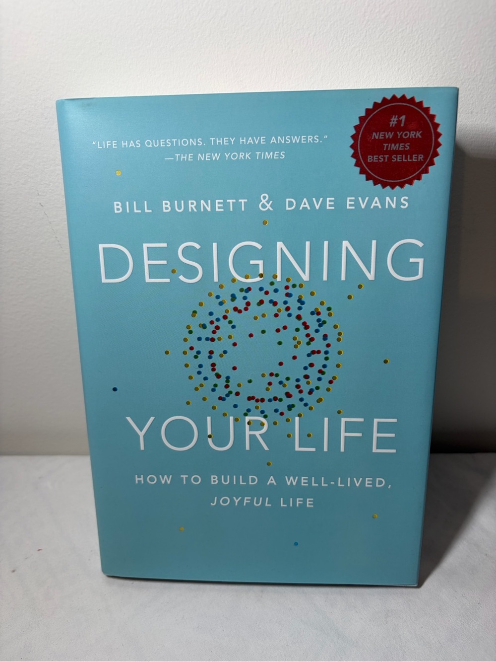 Designing Your Life by Bill Burnett & Dave Evans — Blue Hardcover